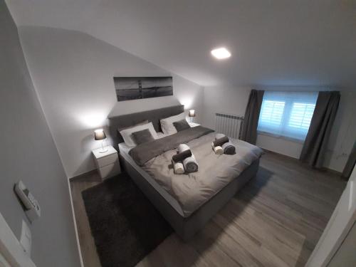 Katil atau katil-katil dalam bilik di Guesthouse Villa Brestova