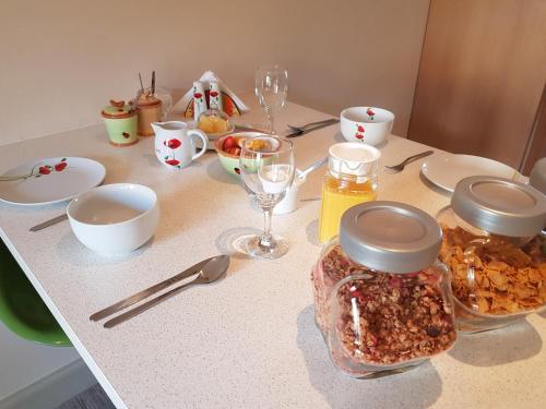 Mad på bed and breakfast-stedet eller i nærheden