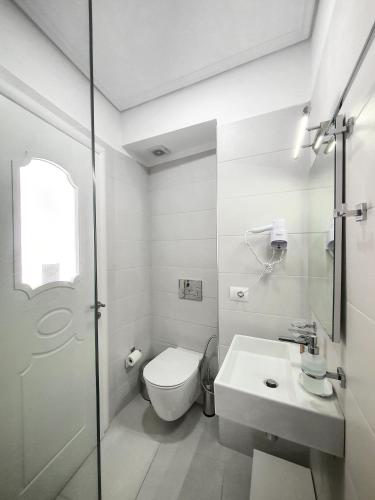 Koupelna v ubytování Hotel JoAn