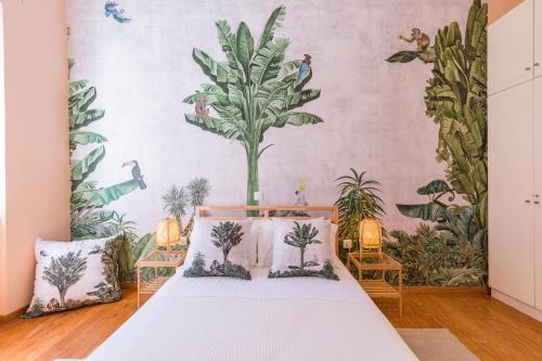 Postel nebo postele na pokoji v ubytování Casa Tropicana