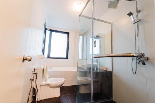 Koupelna v ubytování Cozy Homestay with WiFi @Encorp Strand Mall @Alpha IVF