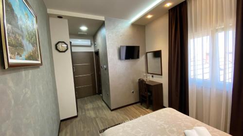 Cama o camas de una habitación en Hotel Morava - Šabac