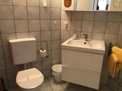 Ferienanlage Seehof tesisinde bir banyo