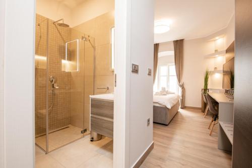 Kúpeľňa v ubytovaní Deluxe apartments & rooms Revis