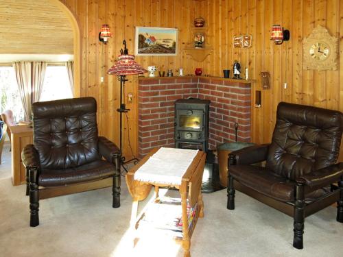 พื้นที่นั่งเล่นของ Holiday Home Åptafjorden by Interhome