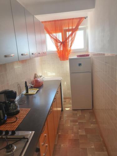 Kuchyň nebo kuchyňský kout v ubytování Apartman Mare Pjescana Uvala