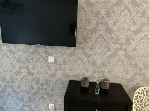 TV a/nebo společenská místnost v ubytování Großes, modernes Apartment im Souterrain