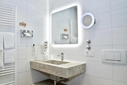 Koupelna v ubytování Hotel Zur Post