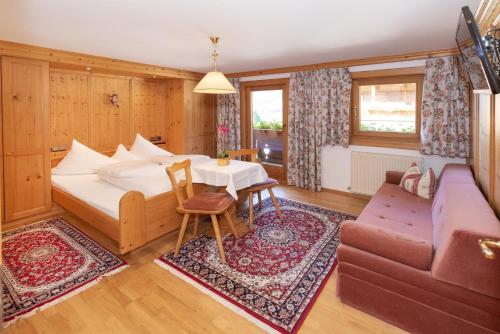 Χώρος καθιστικού στο Pension Edelweiss