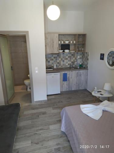 Kuchyňa alebo kuchynka v ubytovaní Ethra luxury studios