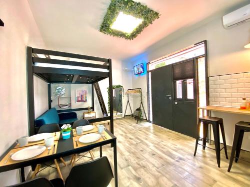 Χώρος καθιστικού στο Linea1 loft