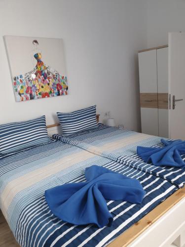 Ένα ή περισσότερα κρεβάτια σε δωμάτιο στο Marumparkblick