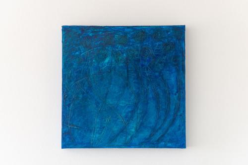 a blue cloth with a design on it at Sea & Culture in Lerici