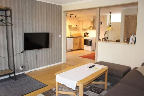 Zona d'estar a Berggatan Villa - lägenhet 2