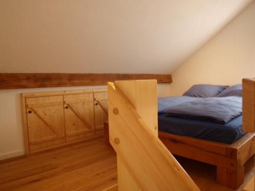 Postel nebo postele na pokoji v ubytování Apartment Schritte