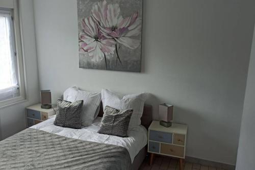 Cama o camas de una habitación en Les Chevalets II classé 2 étoiles
