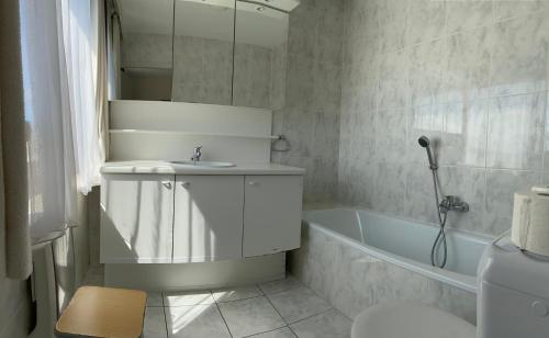 Koupelna v ubytování Apartment Bel-Air