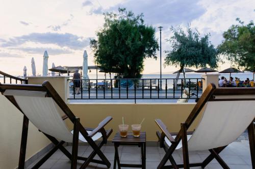 Μπαλκόνι ή βεράντα στο Irene Seafront Apartment