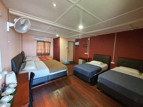 Cama o camas de una habitación en Juara Beach Resort