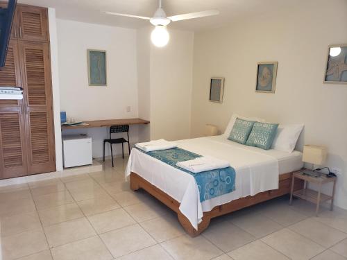 Postel nebo postele na pokoji v ubytování Hotel Agua Dulce