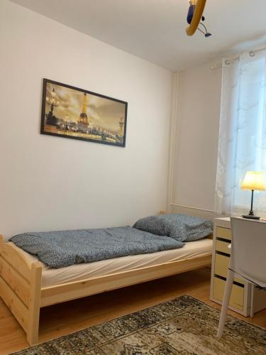 Ένα ή περισσότερα κρεβάτια σε δωμάτιο στο Apartment Botanika2