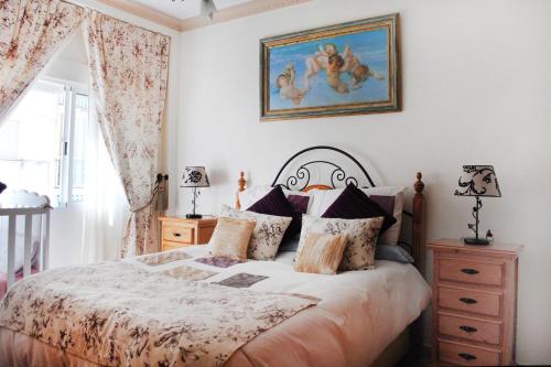 Postel nebo postele na pokoji v ubytování Apartamento Daniela