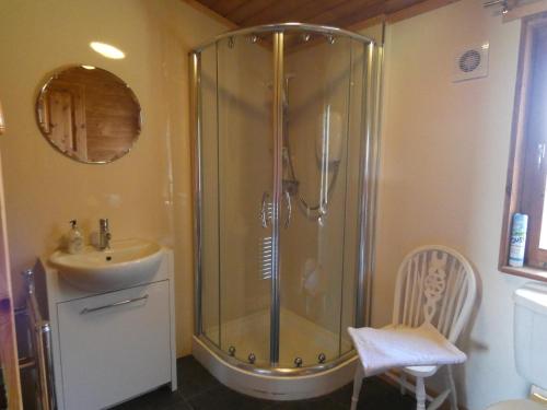 Kupatilo u objektu Chestnut Lodge