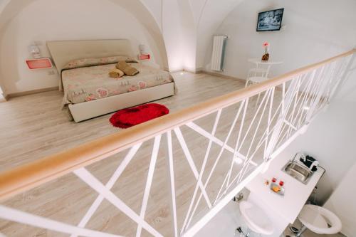 Posteľ alebo postele v izbe v ubytovaní BED CASA VACANZA VIA GALLIPOLI - CORTE BARI