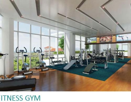 Gimnàs o zona de fitness de Furnished Studio Megaworld 7M