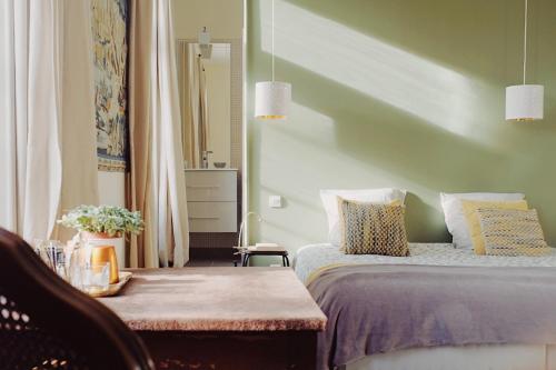 Кровать или кровати в номере Fontclaire en Provence
