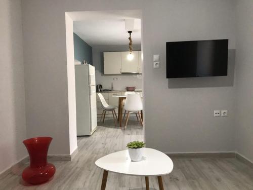 TV a/nebo společenská místnost v ubytování Harmony apartment