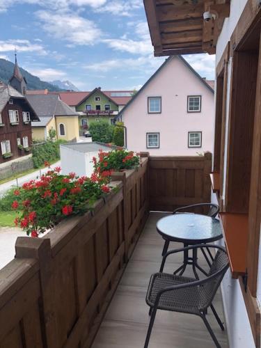 Balkón nebo terasa v ubytování Amadehaus