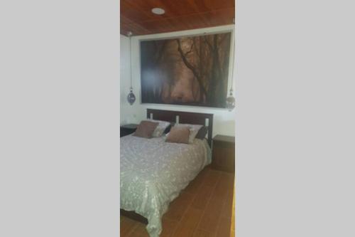 Ένα ή περισσότερα κρεβάτια σε δωμάτιο στο loft volcanes