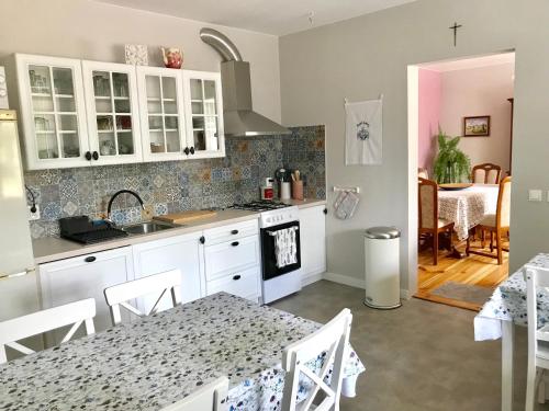 Kuchyň nebo kuchyňský kout v ubytování Wypoczywajka