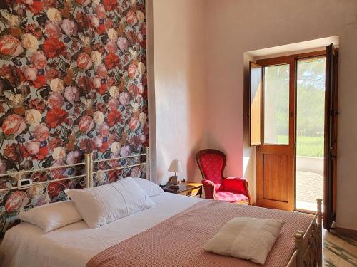 Ein Bett oder Betten in einem Zimmer der Unterkunft Masseria Cesarina B&B