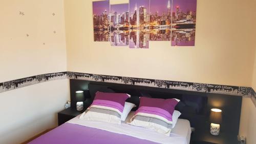 Posteľ alebo postele v izbe v ubytovaní Apartamento con tres dormitorios Vista Mar