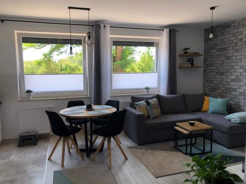 Posezení v ubytování Apartamenty Garden