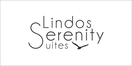 a handwritten inscriptionlines eternity wishes with a bird isolated on a white background at Lindos Serenity Suites in Líndos