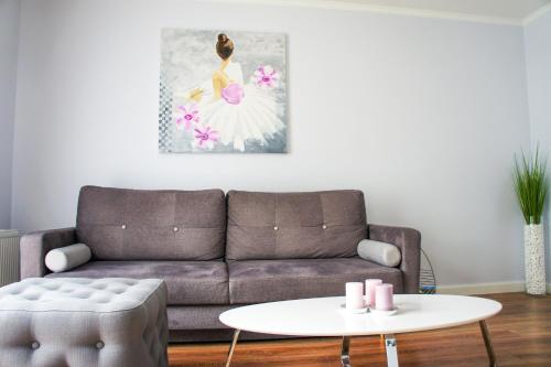 Χώρος καθιστικού στο Mono Ray Apartments