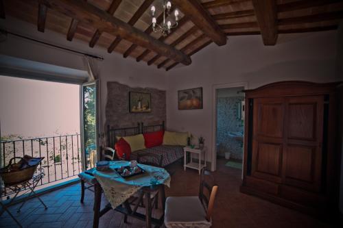 Χώρος καθιστικού στο Agriturismo Specchio Del Lago