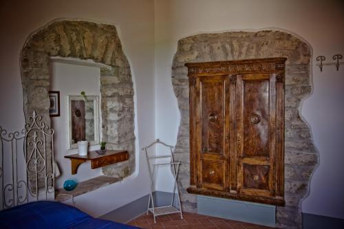 Koupelna v ubytování Agriturismo Specchio Del Lago