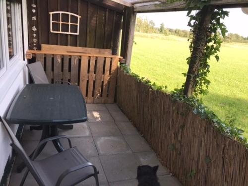 En balkon eller terrasse på Gästehaus Scheffler