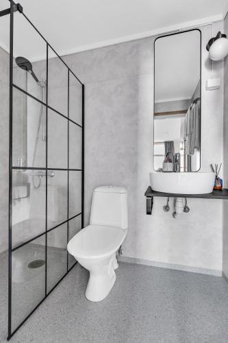 Ванна кімната в Lille Hotell