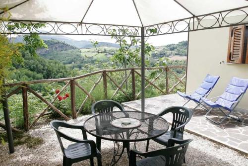 Balkón nebo terasa v ubytování B&B Terra Di Mezzo