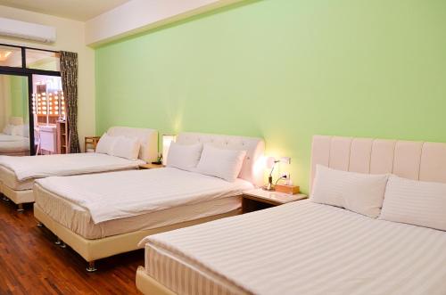 Postel nebo postele na pokoji v ubytování Warm Home