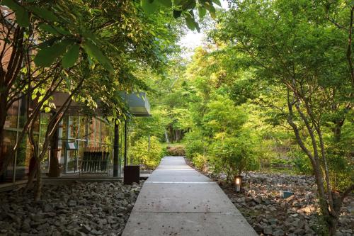 Zahrada ubytování Hakone Retreat Före