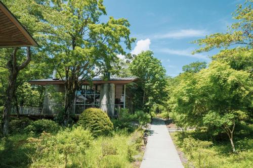 Zahrada ubytování Hakone Retreat Före