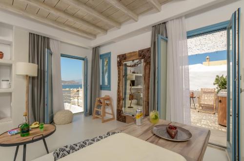 Χώρος καθιστικού στο Honey & Cinnamon Luxury Suite
