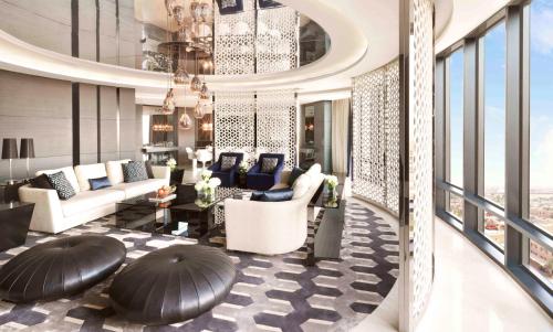 a rendering of a living room in a building at Fairmont Riyadh in Riyadh
