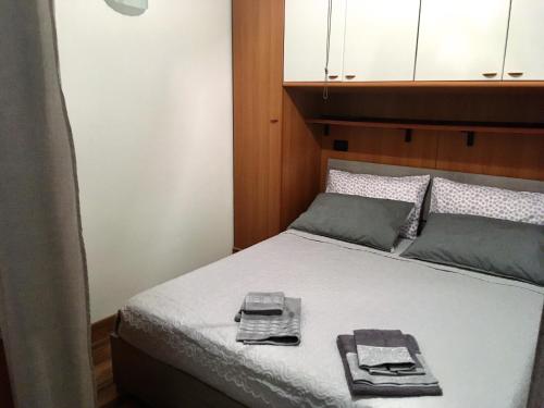 Ένα ή περισσότερα κρεβάτια σε δωμάτιο στο Studio Flat close to Terme